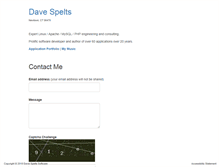 Tablet Screenshot of davidspelts.com